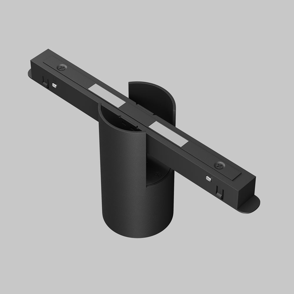 Détail technique de l'adaptateur de rail et du mécanisme de fixation