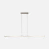 Suspension led moderne acier brossé, barre 155 cm dimmable | Zéléna