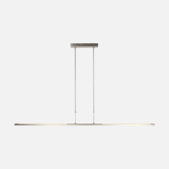 Suspension led moderne acier brossé, barre 155 cm dimmable | Zéléna