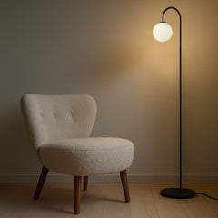 Lampadaire salon | Ballon Noir