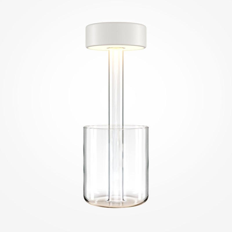 KI-Kollaborations-Nachttischlampe transparent