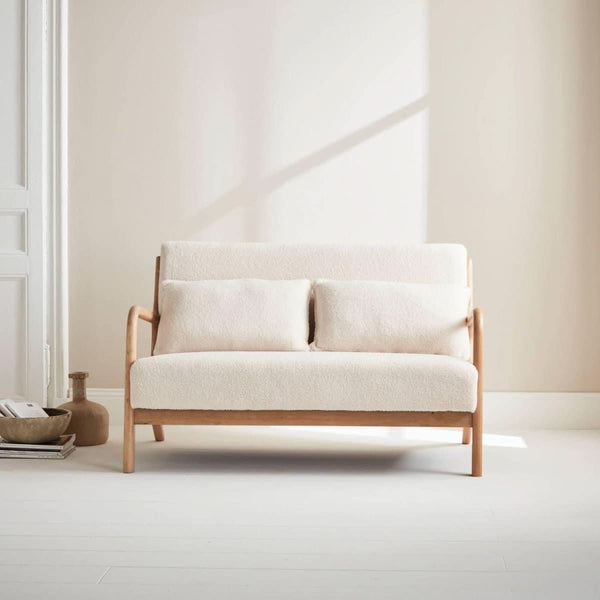 Skandinavisches 2-Sitzer-Sofa aus Bouclé | Cocoon
