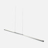 Lineare LED-Pendelleuchte Stahl 150 cm, doppeltes Licht nach oben und unten mit Dimmer | Bande