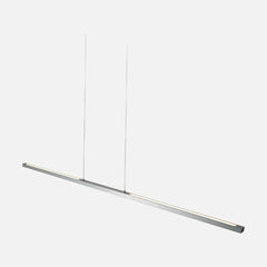 Lineare LED-Pendelleuchte Stahl 150 cm, doppeltes Licht nach oben und unten mit Dimmer | Bande