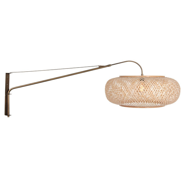 Wandleuchte Maze – Naturbronze