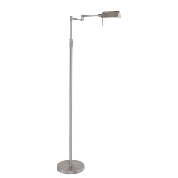 Stehlampe Karl silberfarben