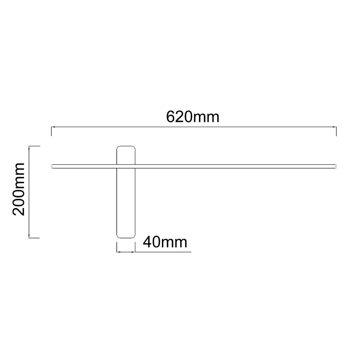 Applique murale LED Bene 60