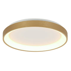 Deckenleuchte Ringlede goldfarben