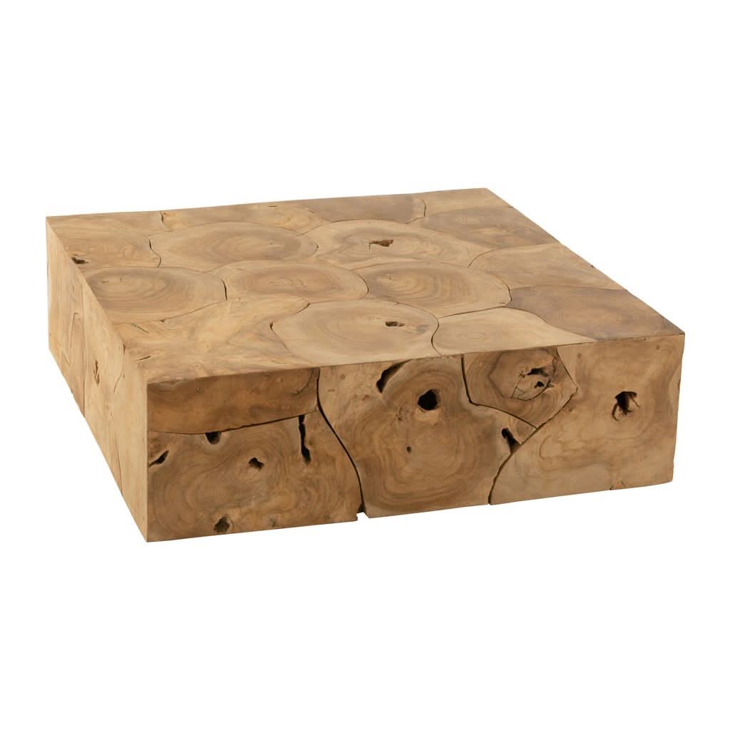 Puzzle-Box aus natürlichem Teakholz | Teir
