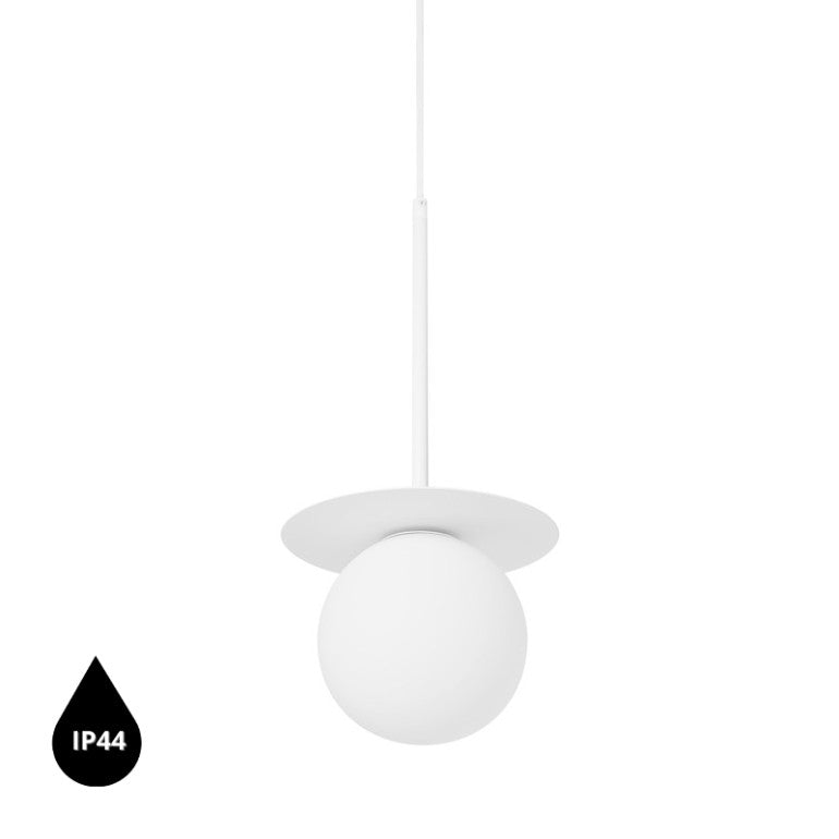 Suspension luminaire BORRA B IP44 Blanc