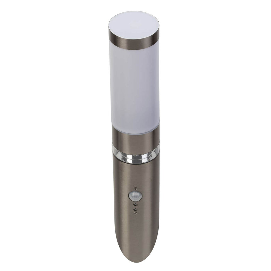 Applique extérieure Bole inox, H 44 cm