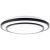 Plafonnier Luciano noir et blanc, Ø 49,5 cm