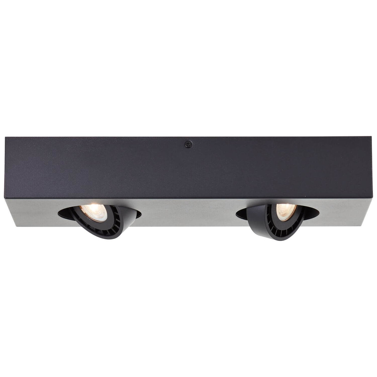 Plafonnier Doro 2 lumières beige et noir