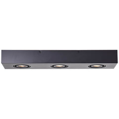 Plafonnier Doro 3 lumières beige et noir