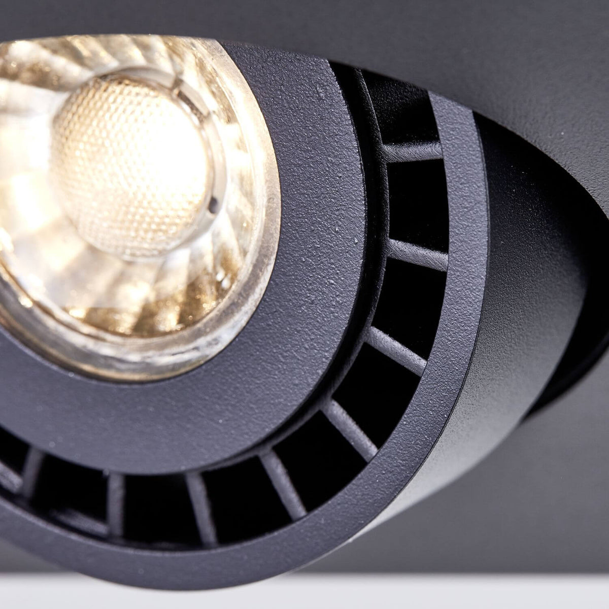 Plafonnier Doro 3 lumières beige et noir