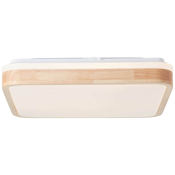 Plafonnier Tumeo bois clair et blanc