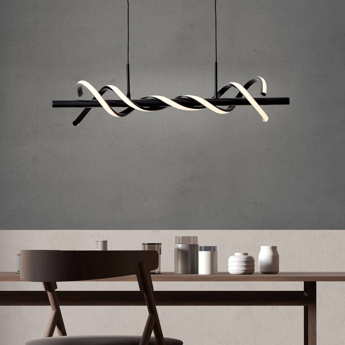 Suspension luminaire | Amalie Noire