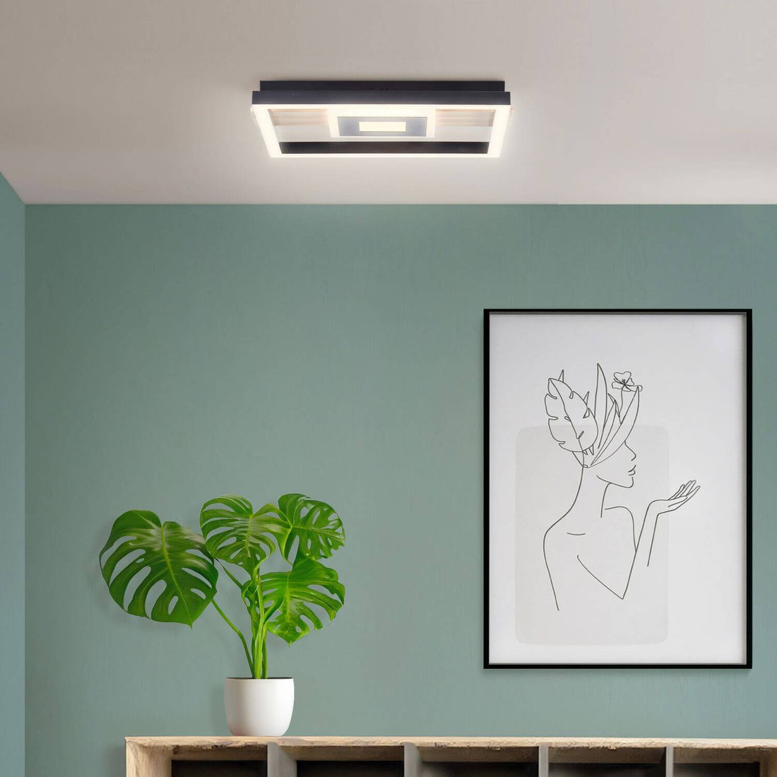 Luminaire plafonnier | Baldo Noir