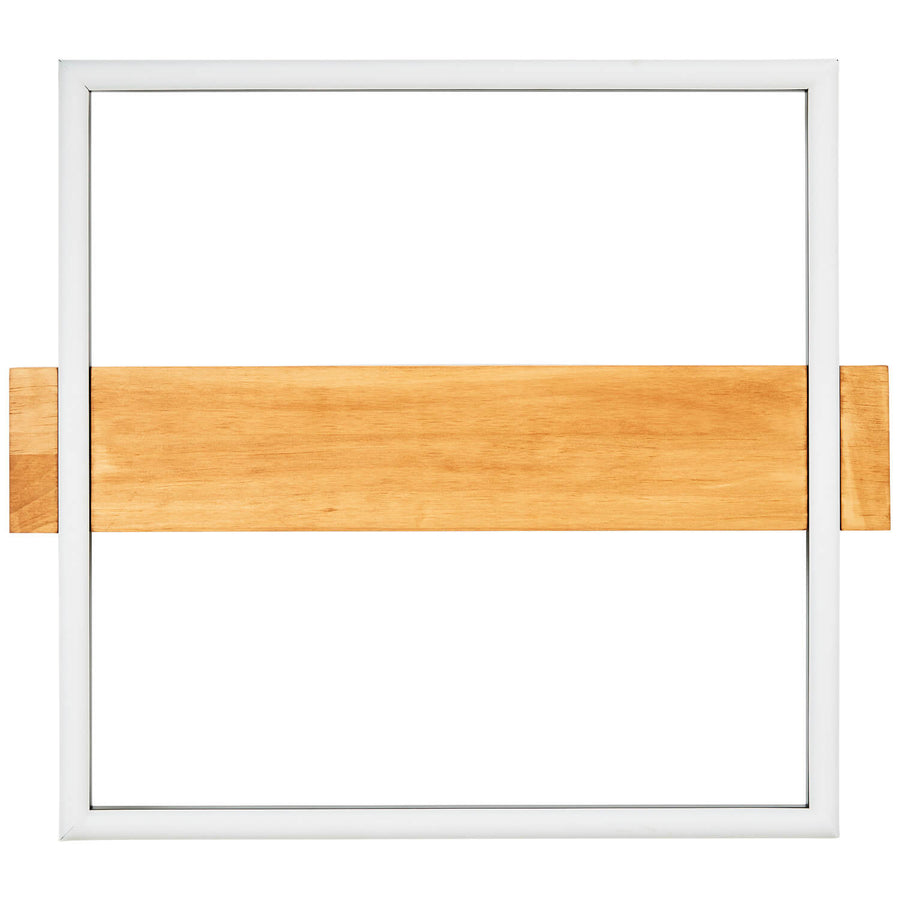 Plafonnier Loneos noir et bois