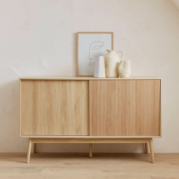 Skandinavisches Sideboard aus Naturholz | Bramble