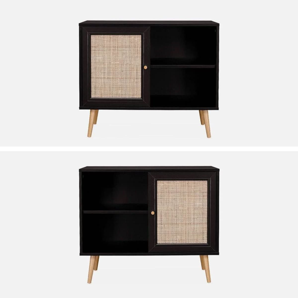 Buffet Cannage Bois Scandinavie | Hush - Designix Buffet
