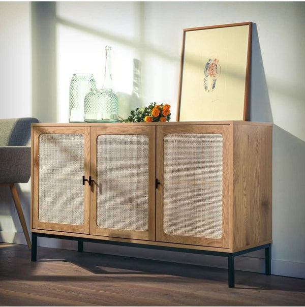 Jaya Rattan-Rohrgeflecht-Sideboard | Aspen