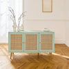 Skandinavisches Boho-Sideboard mit Rohrgeflecht | Harbor