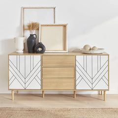 Zeitgenössisches Sideboard aus Holz | Glint