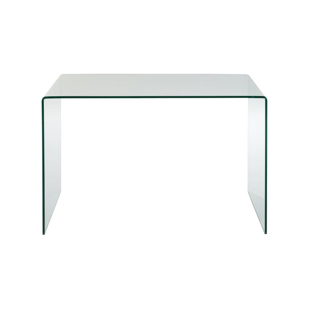 Schreibtisch Design transparentes Glas | Cara