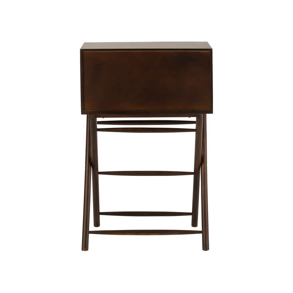 Bureau en Bois de Manguier Marron Foncé | Dila - Designix Bureau