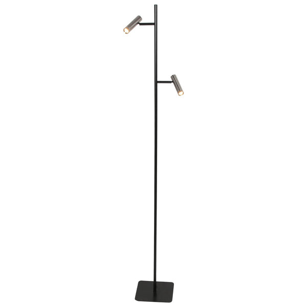 Stehlampe Lumo silberfarben