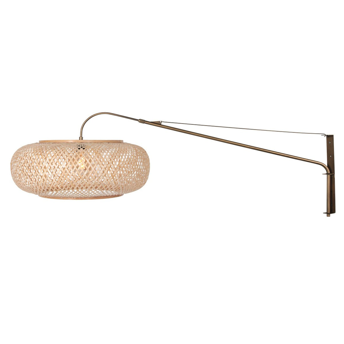 Wandleuchte Maze – Naturbronze