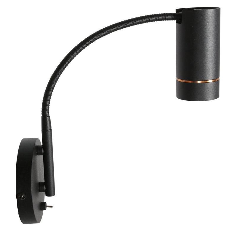 Wandleuchte Downlight schwarz