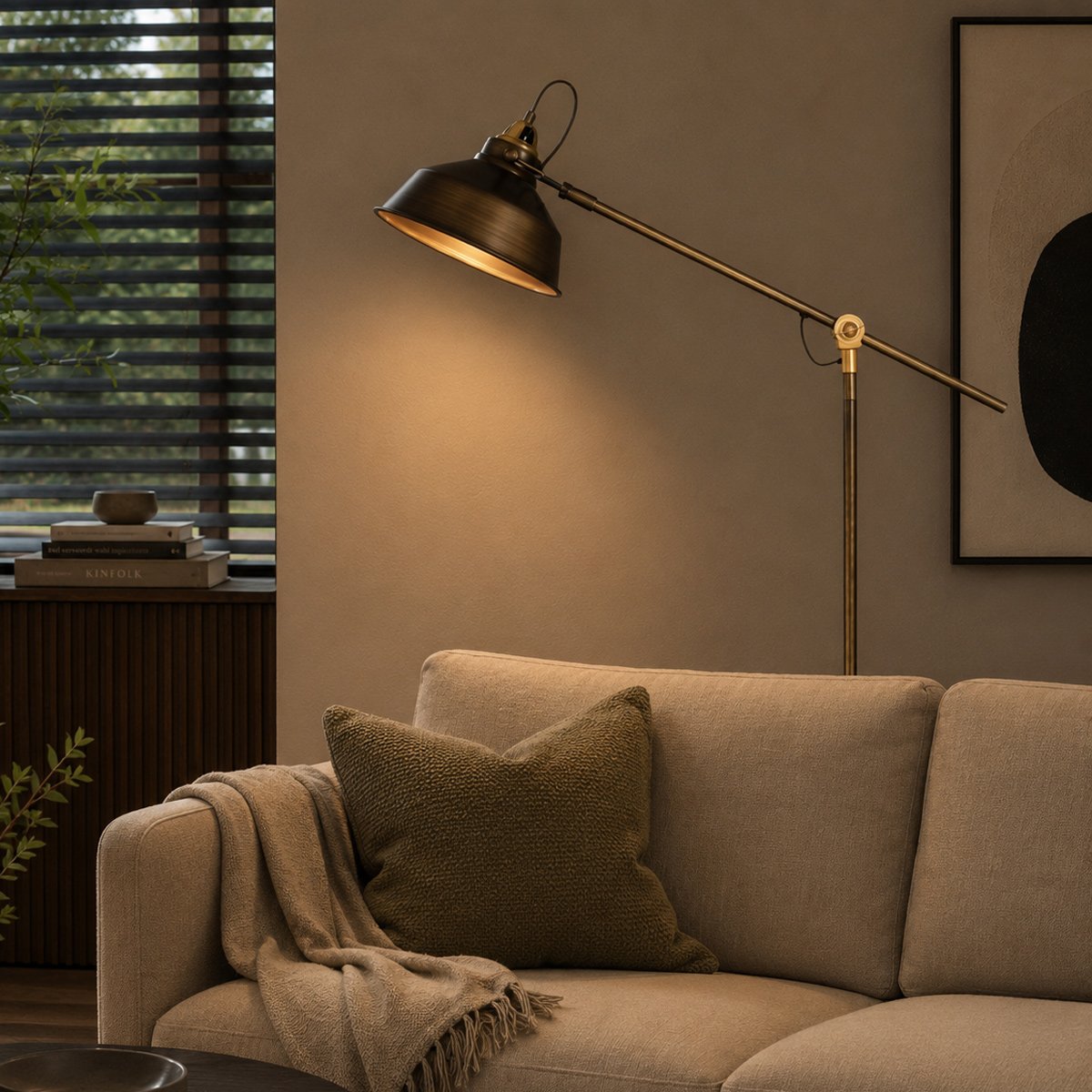 Lampadaire Nove bronze