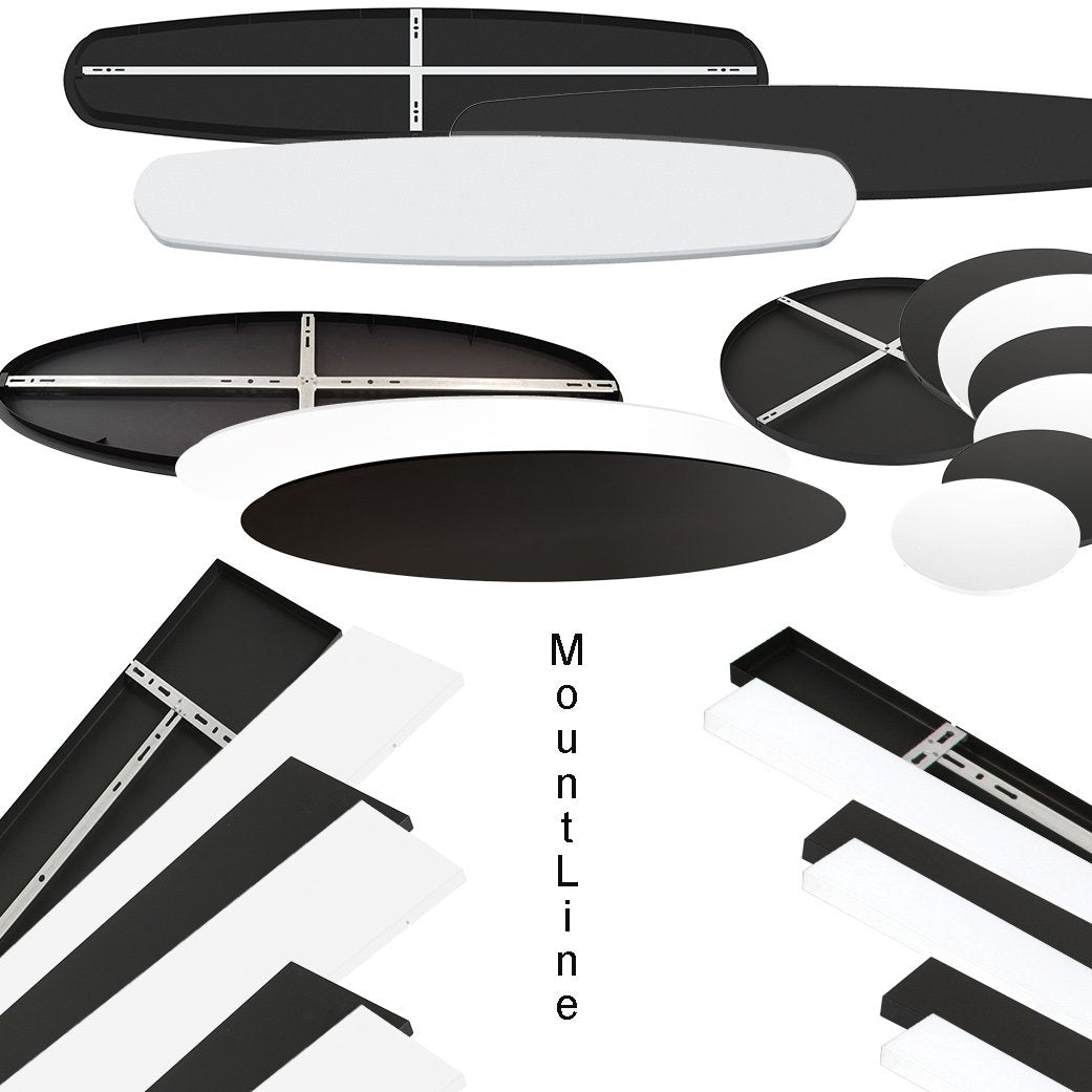 Plaque ovale noir | Nera