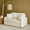 Skandinavisches 2-Sitzer-Sofa aus Bouclé | Cocoon Weiß