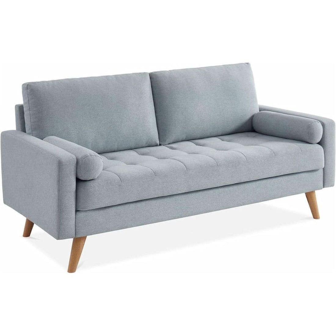 Skandinavisches 3-Sitzer-Sofa Grau | Moderner Komfort