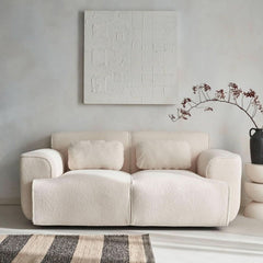 Abnehmbares Bouclé-Sofa | Spitze