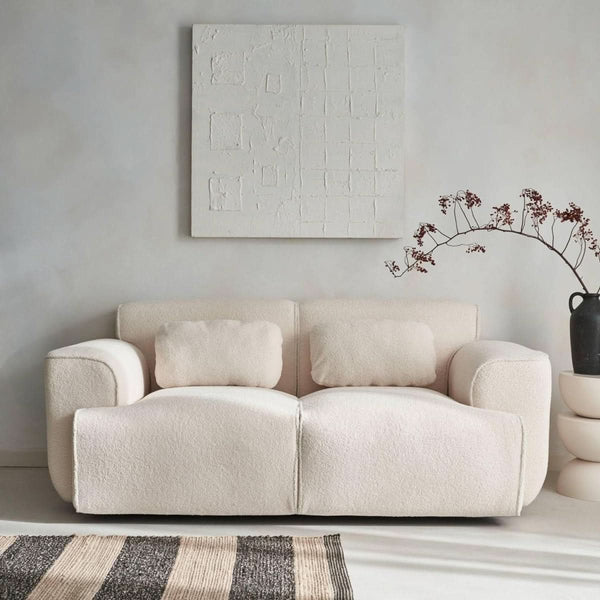 Abnehmbares Bouclé-Sofa | Spitze