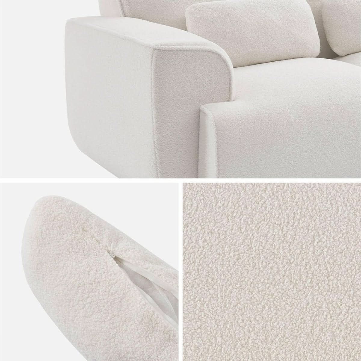 Canapé Bouclette Déhoussable | Dentelle - Designix Canapés