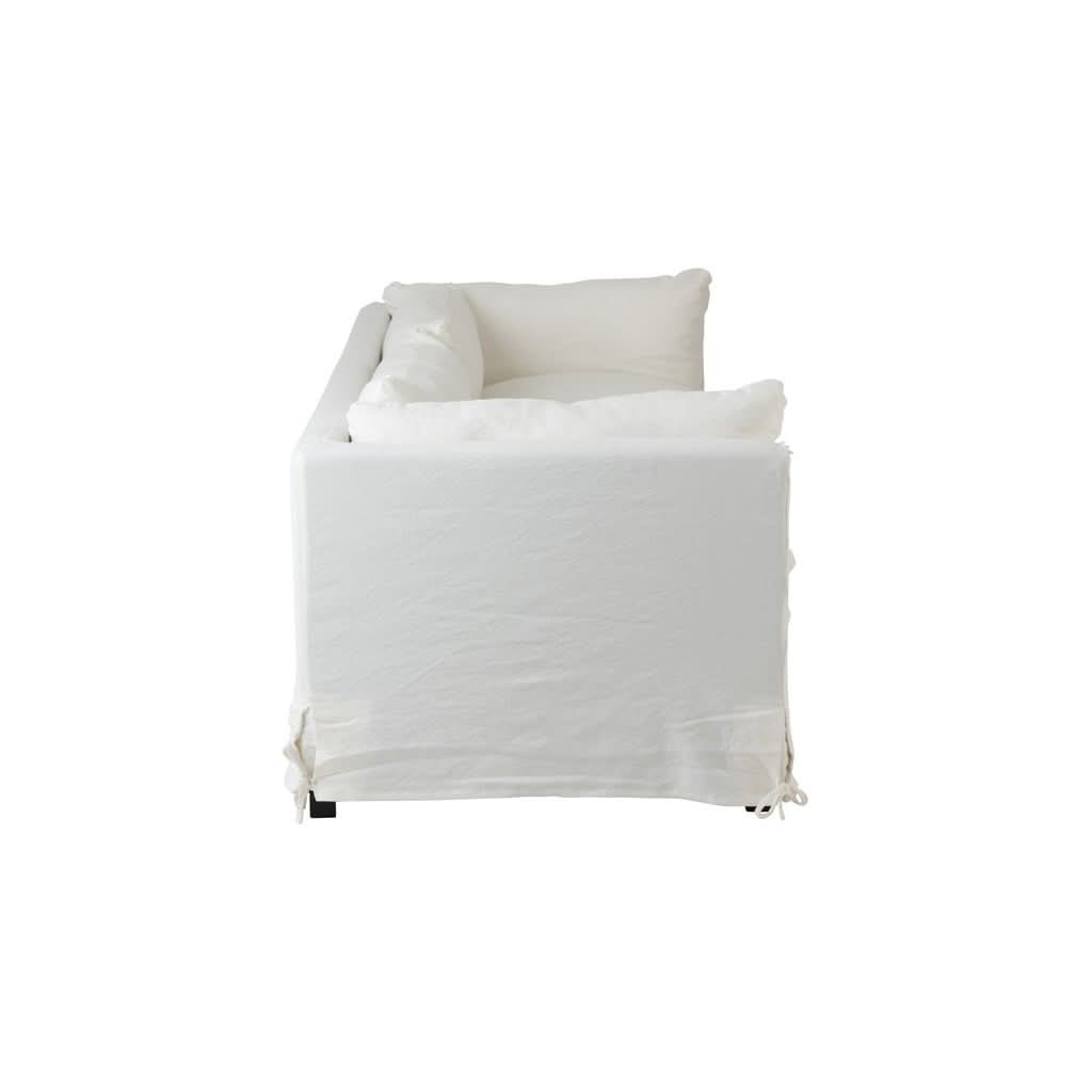 Canapé Bouleau Textile Blanc 2/3 Places | Sala - Designix Canapés