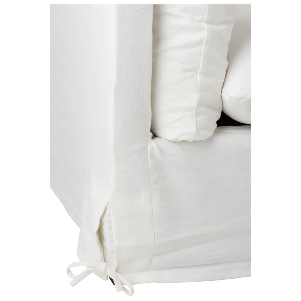 Canapé Bouleau Textile Blanc 2/3 Places | Sala - Designix Canapés