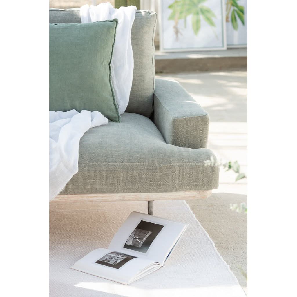 Canapé Chêne Textile Olive | Tila - Designix Canapés