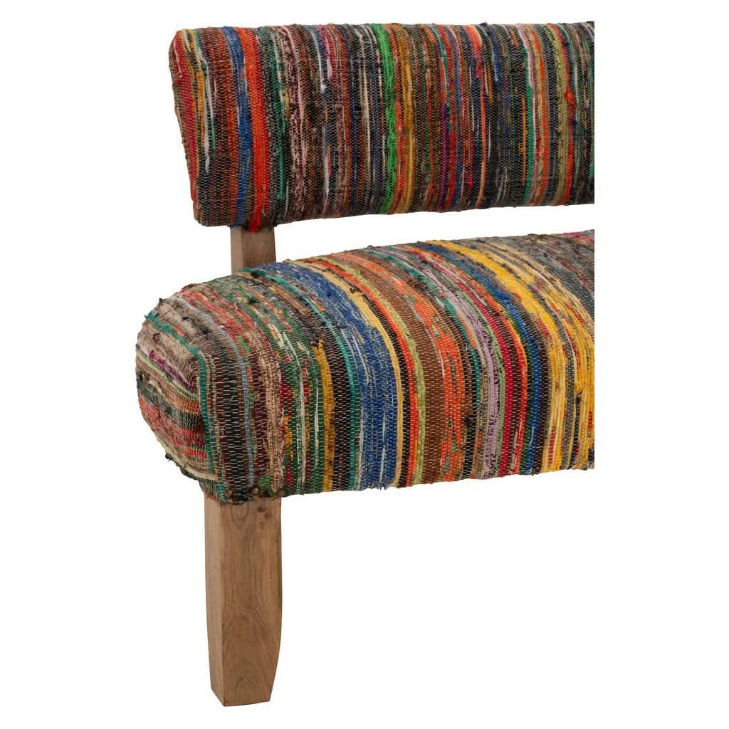 Canapé Chindi 2 Places Bois Textile | Uira - Designix