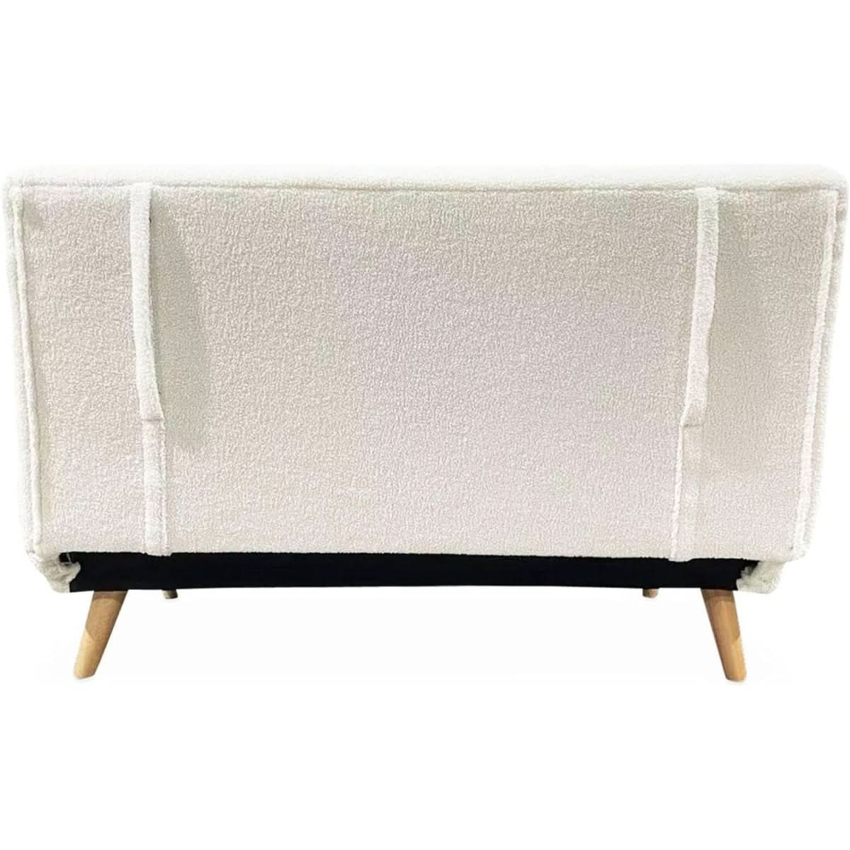 Canapé Convertible Bouclettes Blanches | Haven - Designix Canapés