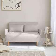 Skandinavisches Schlafsofa Beige | Mira