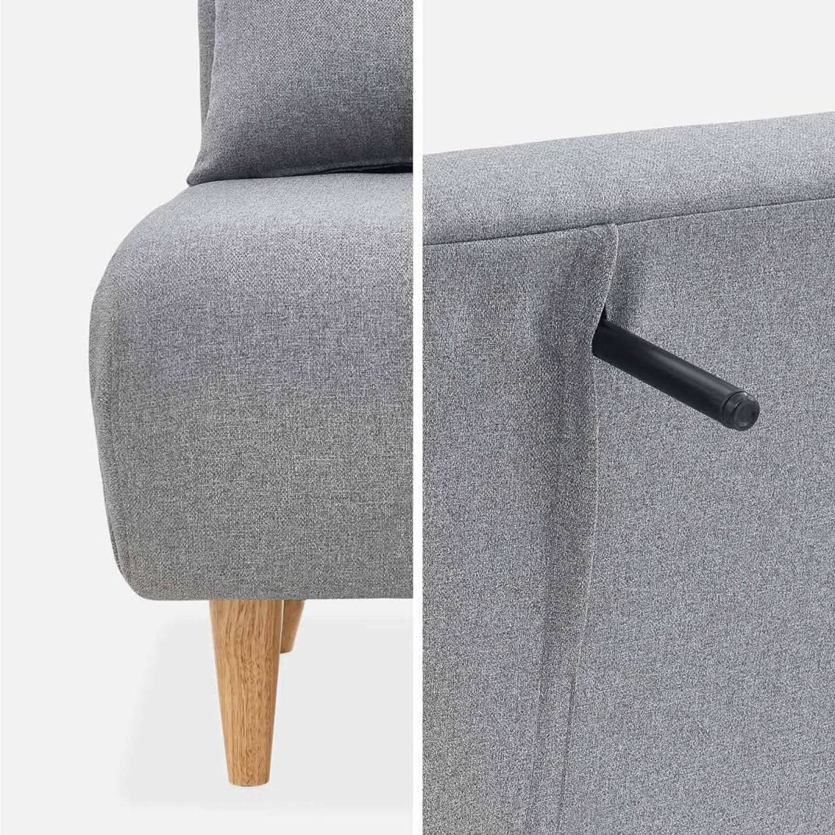 Canapé Convertible Scandinave Gris | Crest - Designix Canapés
