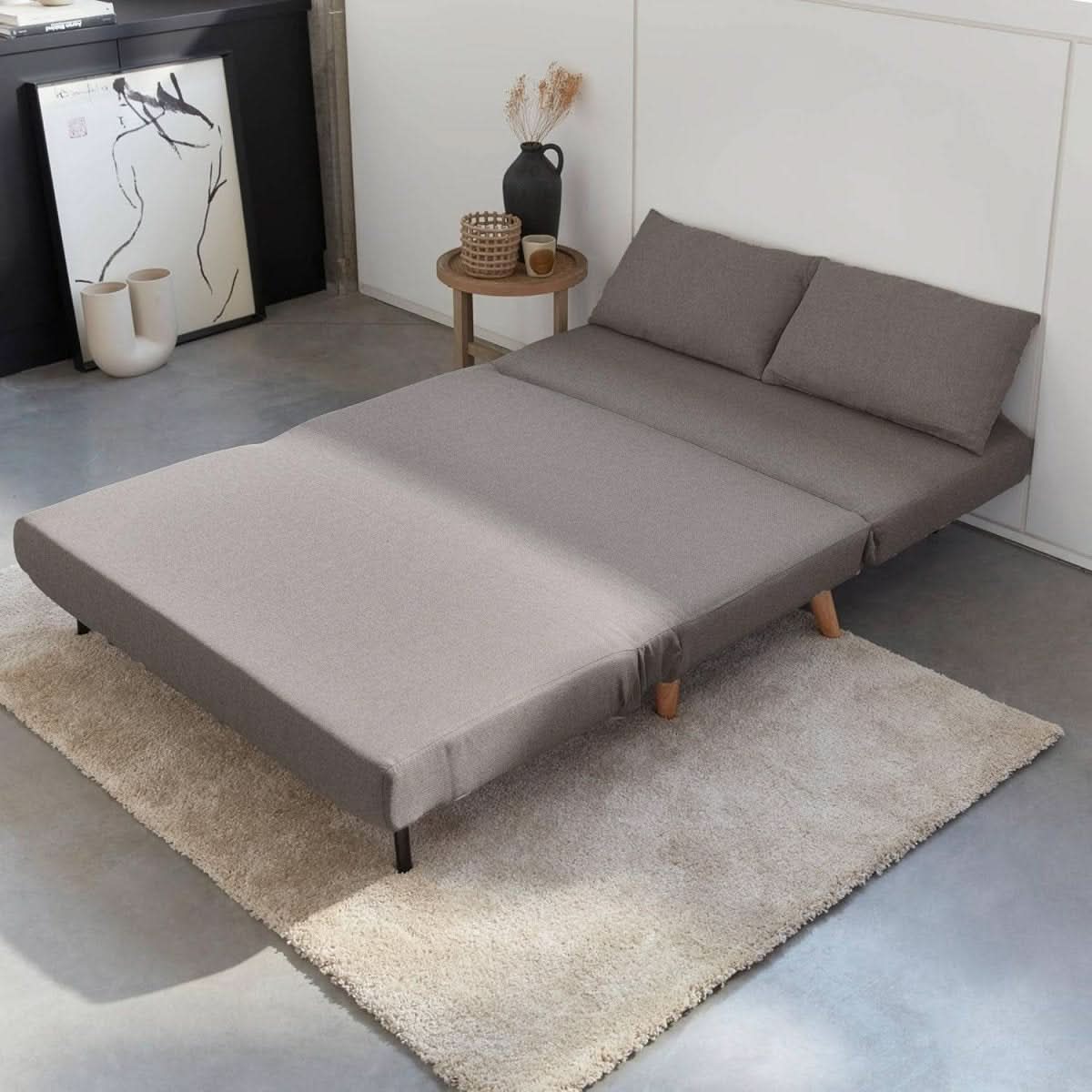 Canapé Convertible Scandinave Gris | Crest - Designix Canapés