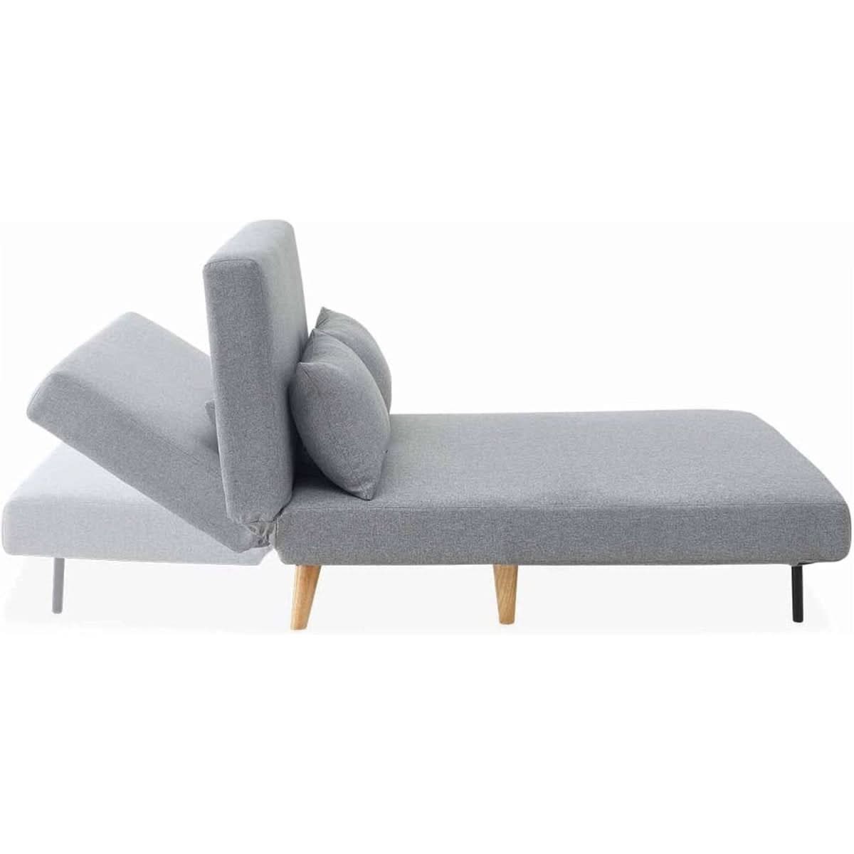 Canapé Convertible Scandinave Gris | Crest - Designix Canapés
