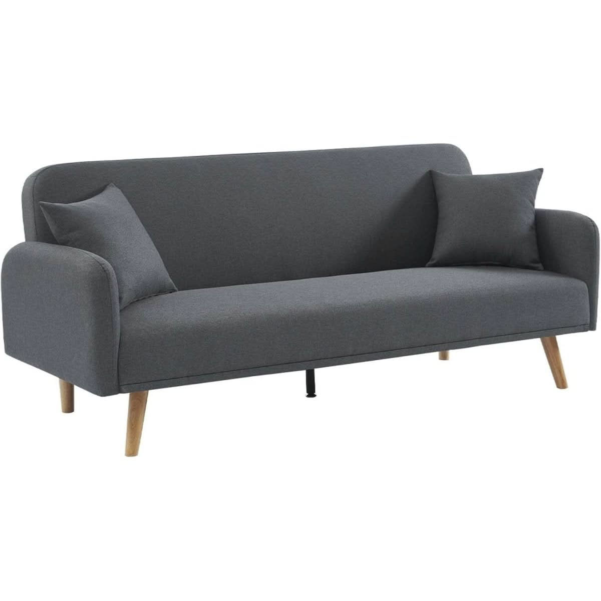 Canapé Convertible Tissu Gris | Fjord - Designix Canapés